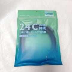 ち*ろ様 GENKI Cool Band 24°C ネッククルー　ブラック　Lサのサムネイル