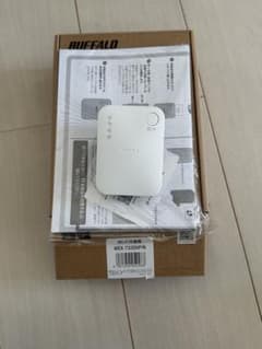 WEX-733DHP 中継機 無線ルーター ホワイト 2.4GHz 5GHz対応のサムネイル