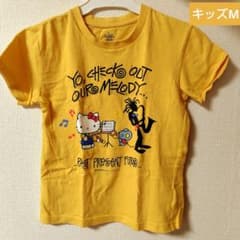STUSSY30周年ハローキティKIDS希少コラボTシャツ黄色キッズMサイズ黄色 STUSSY30周年ハローキティKIDS希少コラボTシャツ黄色キッズMサイズ黄色