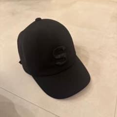 sacai ブラックベースボールキャップ sacai ブラック ベースボールキャップ - メルカリ