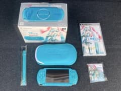 超美品！PSP本体　初音ミクProject DIVA 2nd いっぱいパックのサムネイル