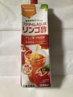 フジタイムAQUAリンゴ酢のサムネイル