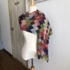 手編みのストール