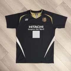 日立　バドミントン　ユニフォーム バドミントンヨネックスウェア[ユニフォーム] 日立[選手支給品] - メルカリ