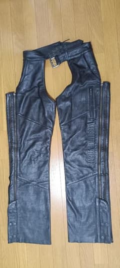 Harley-Davidson レザーチャップス 本革 ブラック 美品 Lサイズのサムネイル