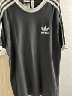 adidas Originals 3ストライプ リンガー Tシャツ ブラックのサムネイル