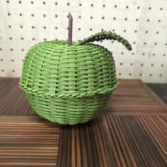 クラフトバンド　りんご　小物入れのサムネイル