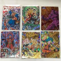 6枚セット ドラゴンボールヒーローズ カードのサムネイル