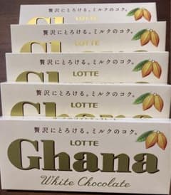Ghana❁ホワイトチョコレート 5枚❁ガーナのサムネイル