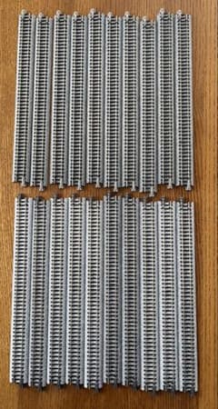 Nゲージ プラスチック製レール 約20本セット [長さ25cm] - メルカリ