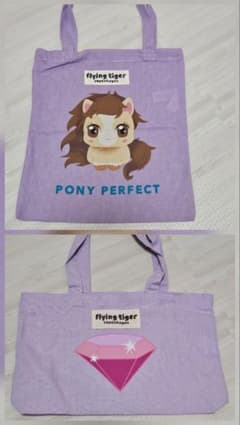 [미사용] Flying Tiger 토트 백 2 점 세트 * 장미 판매 OK