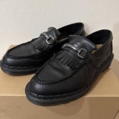 希少ドクターマーチン タッセルビットローファー シボ革 UK7 - メルカリ