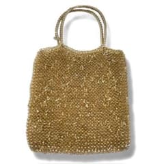 極美品✨アンテプリマ シャンパンゴールド ワイヤーバッグ