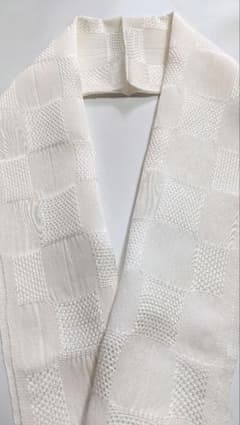 新品　半衿　正絹　紋意匠　八重のサムネイル