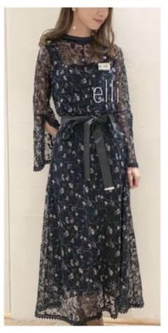 SNIDEL スナイデル ロングワンピース エンブロイダリーレースワンピースのサムネイル