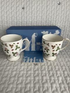 WEDGWOOD ワイルドストロベリーマグカップ（リー）　2個