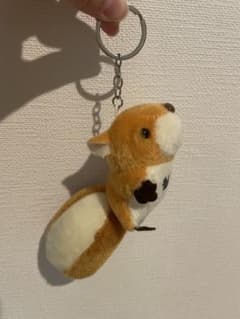 リス ぬいぐるみキーホルダー 約10cmのサムネイル