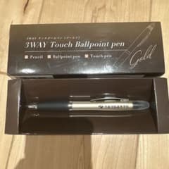 3WAY Touch Ballpoint pen ゴールド 作新学院高等学校のサムネイル