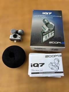 【匿名配送】ZOOM ズーム iQ7 iQ7 / iPhone/iPad 用マイク / Lightningコネクター対応 / ZOOM