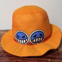 【25周年限定・タグ付】ワンピース 大きなエースの帽子ぬいぐるみ エース