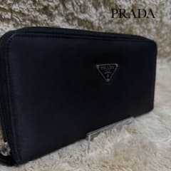 ✨極美品✨プラダ 長財布 テスート ナイロン ジップ ブラック - メルカリ