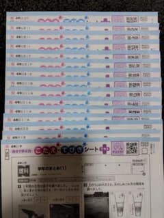 カラーテスト　こたえてびき　4年理科、社会のサムネイル