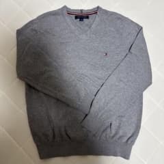 TOMMY HILFIGER グレー Vネックセーター Lのサムネイル