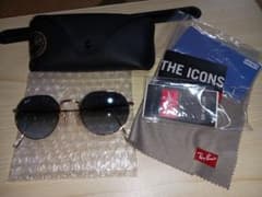 美品 Ray-Ban jack RB3565 サングラス ゴールド ブルー