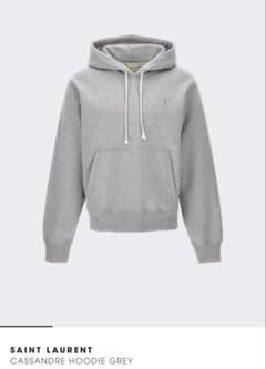 (専用)【SAINT LAURENT】CASSANDRE HOODIE グレー 専用)【SAINT LAURENT】CASSANDRE HOODIE グレー - メルカリ