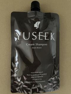 YUSEEK Cream Shampoo ダークブラウン 350g 2個セット 2袋SET YUSEEK ユーシーク クリームシャンプー 350g ダーク