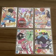 ワンピースカード 麦わらの一味 5枚セット - メルカリ