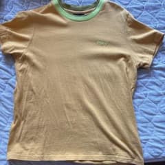 Stussy 半袖tシャツ　黄色　イエロー　黄緑　ワンポイント　Sのサムネイル