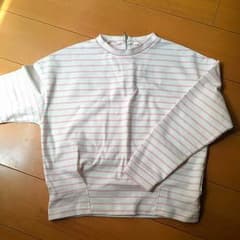 長袖 ピンク ボーダーのサムネイル