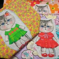 ご専用☆コヤンイサムチョン３点セット　ハンドメイド　ルミ　ミニ布バスケットのサムネイル