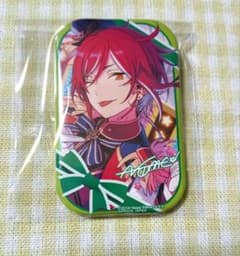 あんスタ　一番カフェ　お菓子パーティ♪　スクエア缶バッジ　泉 あんスタ 一番カフェ お菓子パーティ♪ スクエア缶バッジ 夏目 - メルカリ