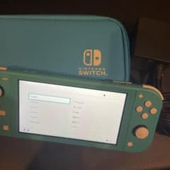 NINTENDO SWITCH LITE ターコイズ　充電器ケース付　おまけのサムネイル