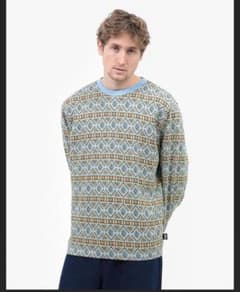 STUSSY Giza Ls Crew(Blue/Mサイズ)