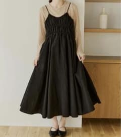 OLUN volume cami onepiece/ボリュームキャミワンピース - メルカリ