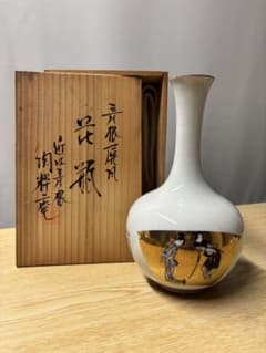 近江信楽 陶粋庵 花瓶 木箱入り - メルカリ