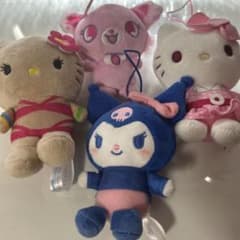 サンリオキャラクターズ ぬいぐるみマスコット 4個セットのサムネイル