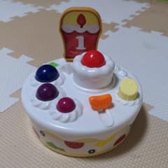 こどもちゃれんじプチ　1歳　知育玩具　しまじろう　誕生日ケーキのサムネイル