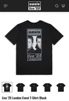 【新品】オアシス　ライブ2025 ツアーグッズ　スウェット　Mサイズ 公式】OASIS【2025イギリスライブ会場限定】 パーカー/FOODIE