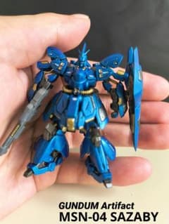 건담 아티팩트 사자비 완성품 SAZABY Blue