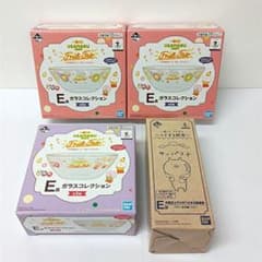 우사마루 이치 반 쿠지 디저트 그릇 목욕탕 병 4 점 세트