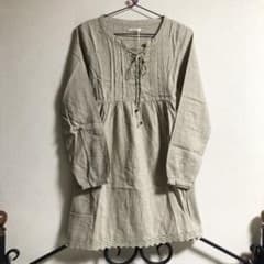 綿100%  チュニックワンピース　新品のサムネイル