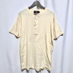 90s RRL　DOUBLE RL ヴィンテージ VINTAGE　ヘンリーネック RRL 三ツ星 ヘンリーネック Tシャツ 90s ヴィンテージ ダブルアール