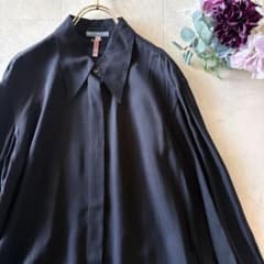 NO.6-170 PRADA 長袖シャツブラウス 黒 40 - メルカリ