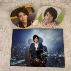 開封クリアファイルBeautifulWorld二宮和也 ミニうちわ2点のサムネイル