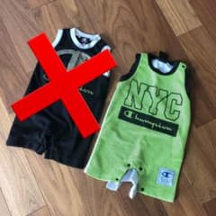 m様取り置き中　チャンピオン　ロンパース　70 タンクトップのサムネイル