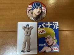 JO1 豆原一成 トレカ2枚　缶バッジ1個のサムネイル